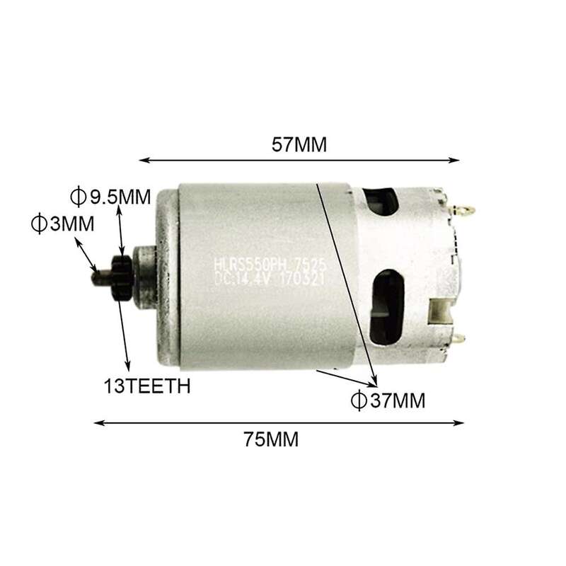 14.4V/13 Teeth Motor Replace Engine for GSR14.4-2- PSR 14,4 -2 PSR14.4LI-2 PSR1440LI-2 14,Drill Eng