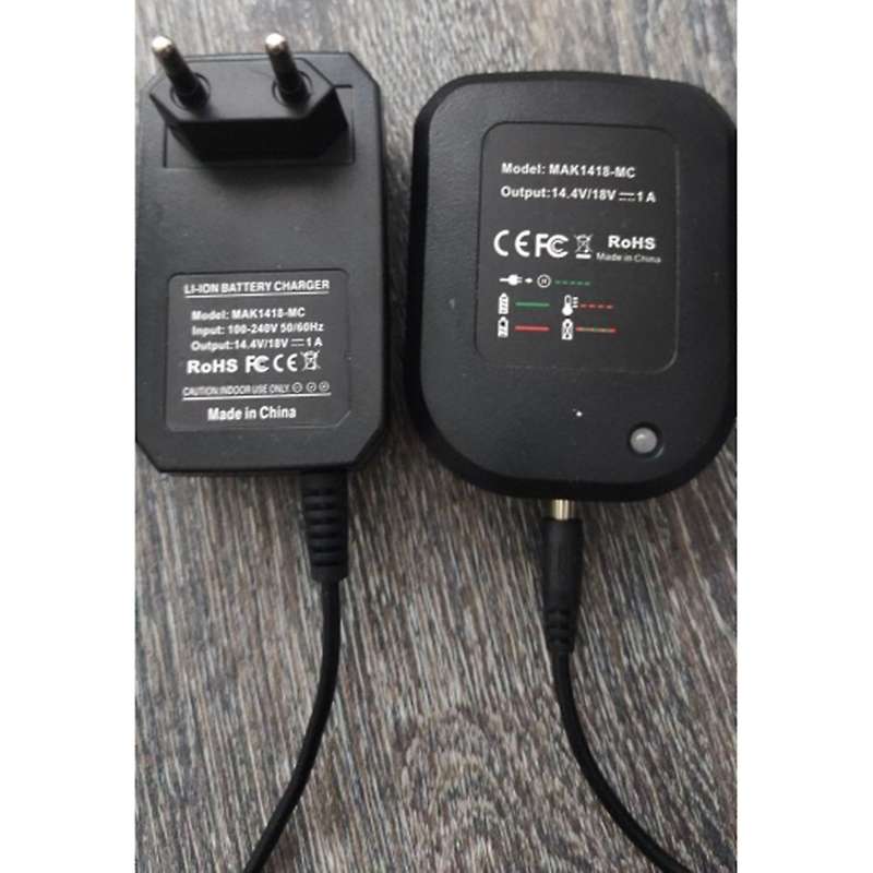 14.4V 18V Battery Charger for BL1415 BL1815 BL1830 BL1850 Replacement Lithium Battery Charger with E