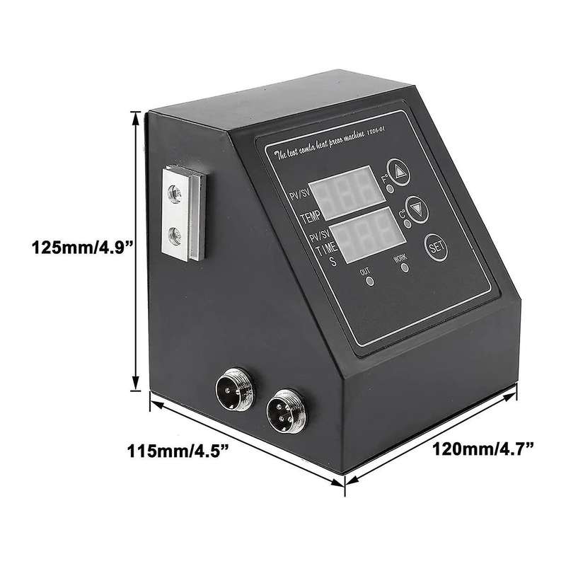 1400w Heat Press Machine Digital Box for 15x15 Inch K-type Heat Press Machine,double Hole Led Heat