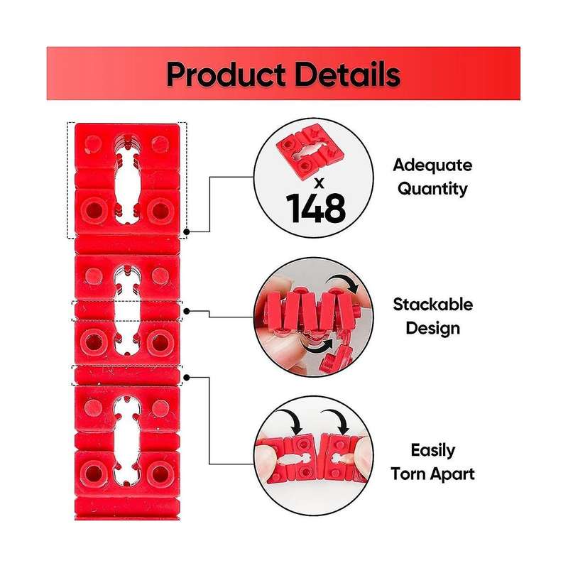 148pcs Outlet Spacers for Electrical Box+10pcs Screws,electric Switch Receptacle Spacers Socket Outl