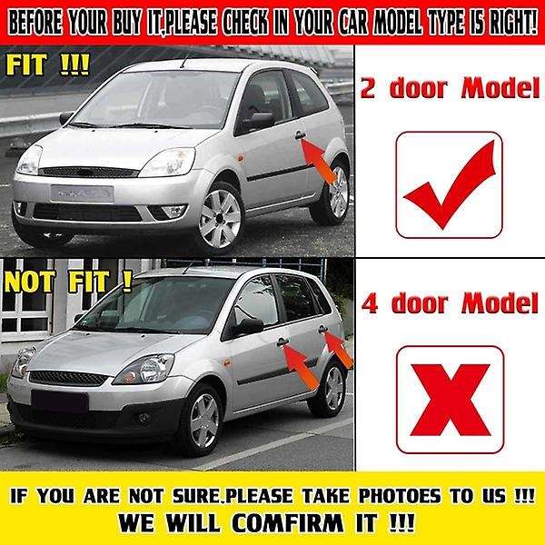 1473662 Car Window B Pillar Moulding Trim Covwe Guard for Fiesta 3 Door Mk6 2001-2008 Right