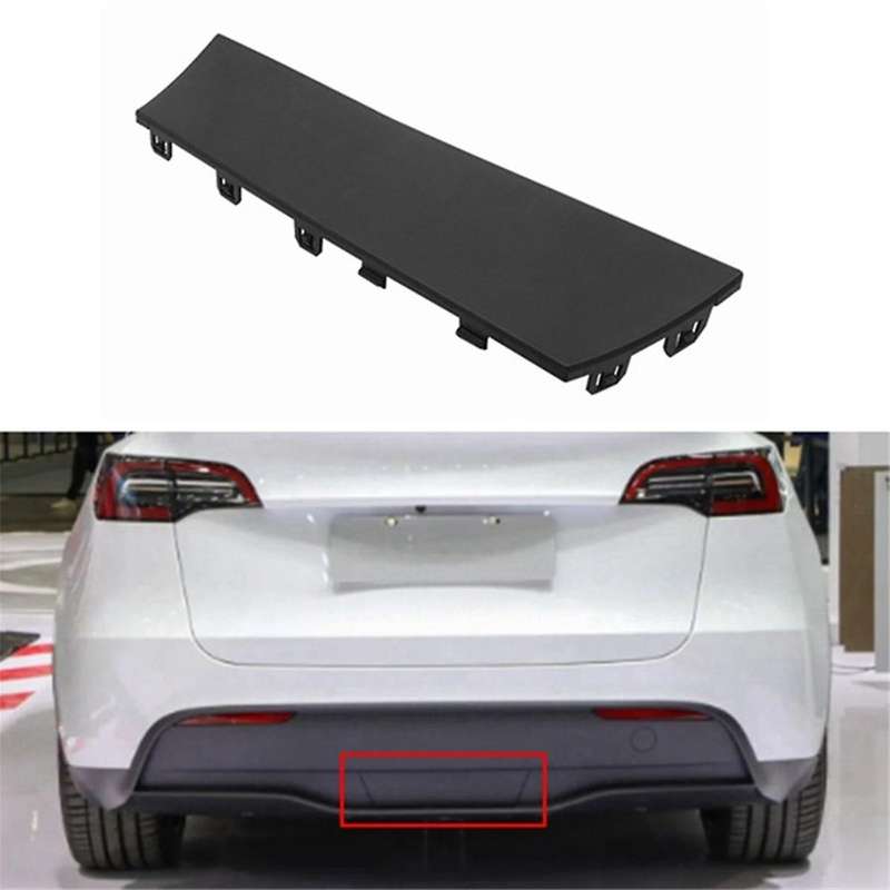 1494009-00-B Car Rear Bumper Tow Eye Hook Cap Trailer Lid Towing Hitch Cover for Model Y 2020-2023