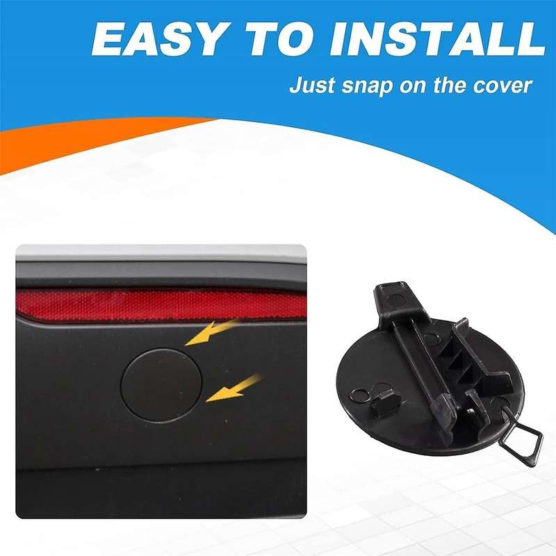 1494426-00-A Rear Bumper Trim Rear Trailer Cover Tow Hook Cap Hook Cover for Model Y
