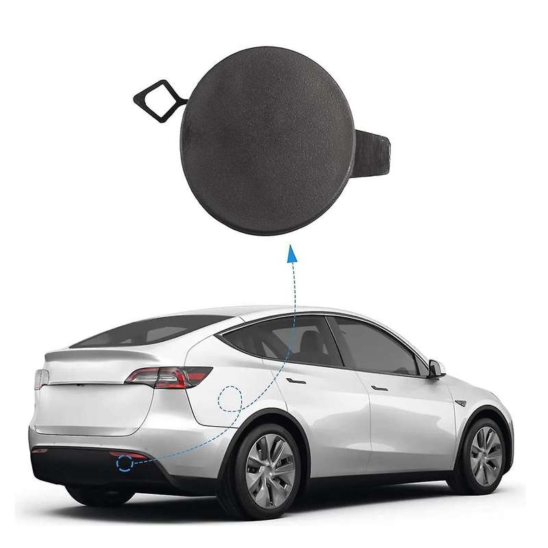 1494426-00-A Rear Bumper Trim Rear Trailer Cover Tow Hook Cap Hook Cover for Model Y