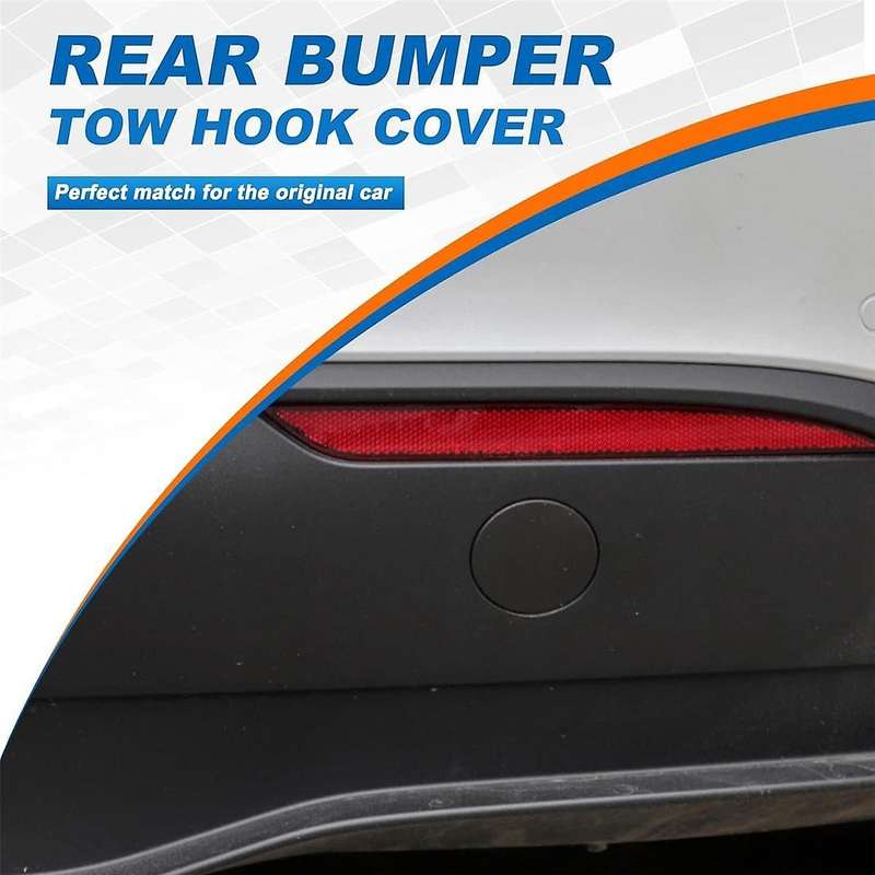 1494426-00-A Rear Bumper Trim Rear Trailer Cover Tow Hook Cap Hook Cover for Model Y