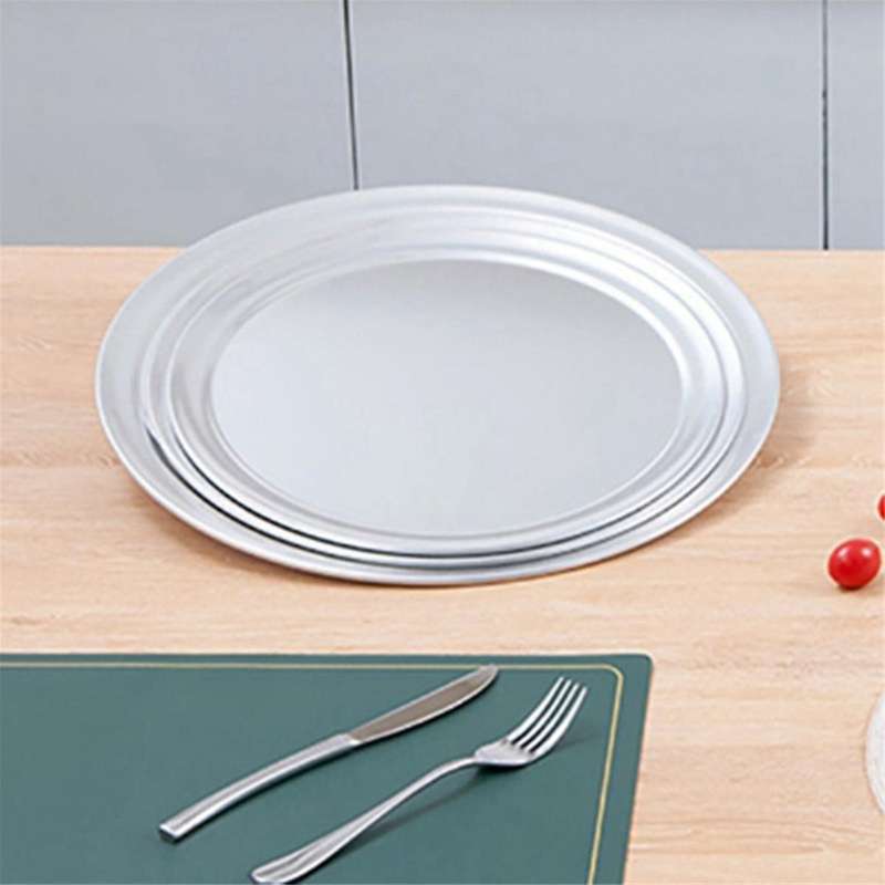 14-Inch Wide Rim Aluminum Pizza Pan Baking Tray - , , Perfect Bake
