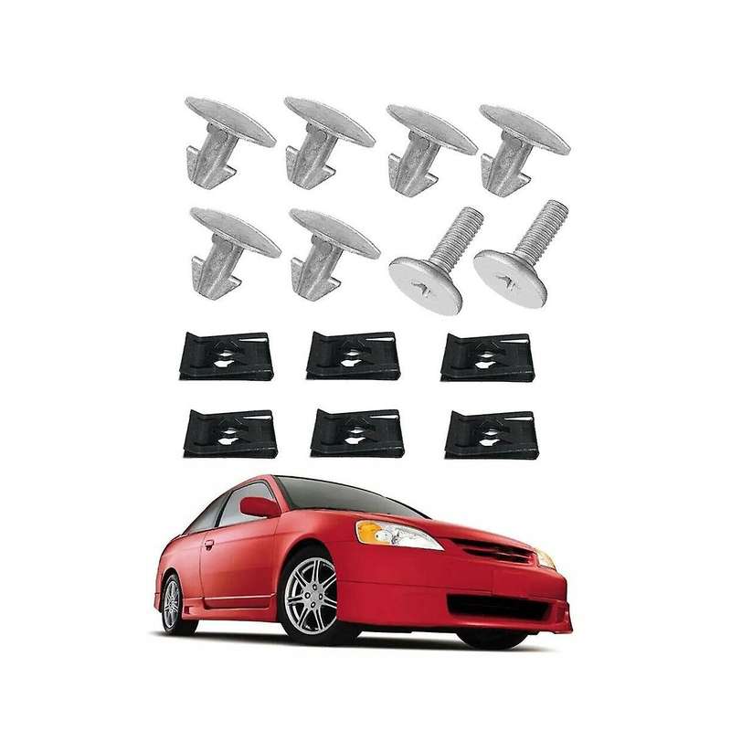 14Pc Lower Engine Cover Pin Screw, Splash Shield Hardware Screw and Access Clip,for Accord 90674-TY2