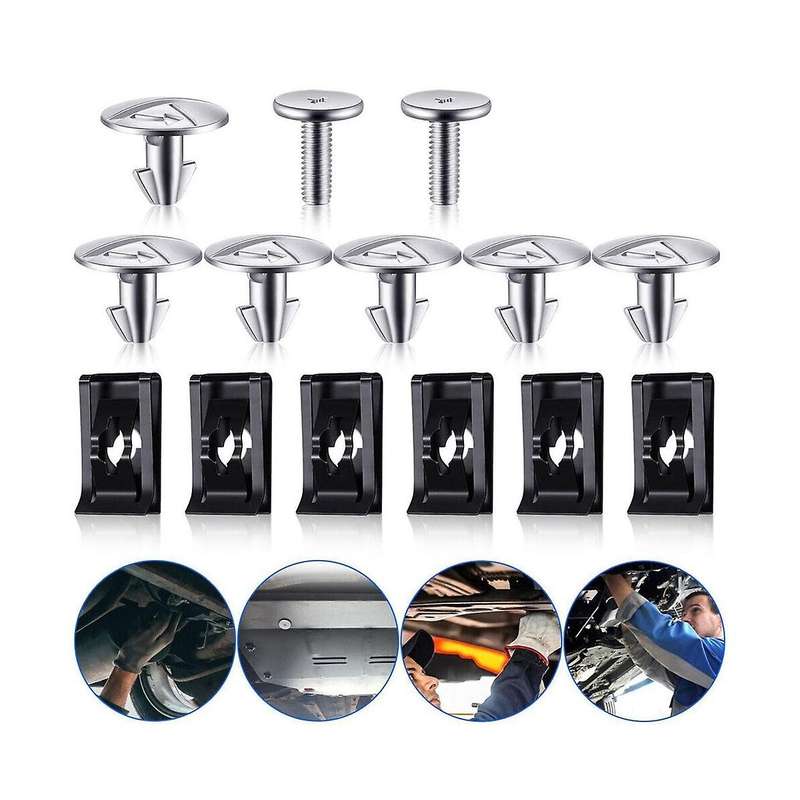 14Pc Lower Engine Cover Pin Screw, Splash Shield Hardware Screw and Access Clip,for Accord 90674-TY2
