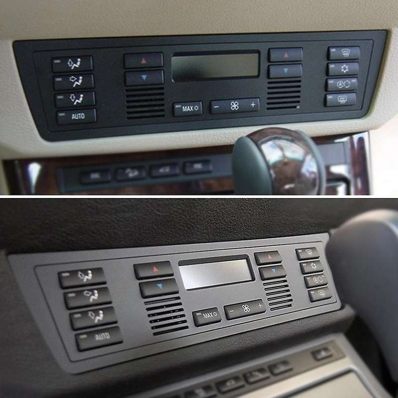 14Pcs Car Climate Control Conditioning Switch Button Covers for X5 E53 1999-2006 E39 1996-2002 64116