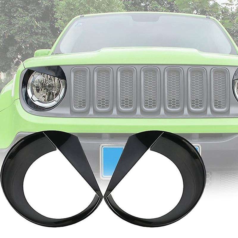 14PCS Fuel Filler Cap, Front Mesh Grilles, Headlight and Taillight Covers for 2015 2016 2017 2018