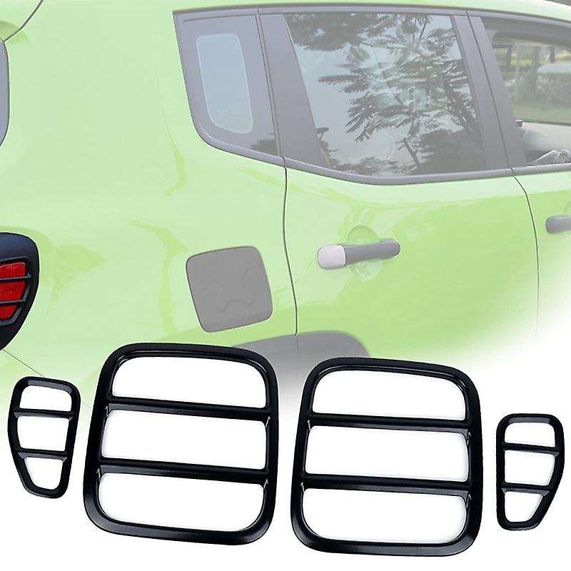 14PCS Fuel Filler Cap, Front Mesh Grilles, Headlight and Taillight Covers for 2015 2016 2017 2018