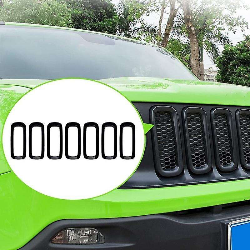 14PCS Fuel Filler Cap, Front Mesh Grilles, Headlight and Taillight Covers for 2015 2016 2017 2018