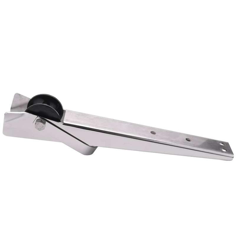 15 Inch 316 Stainless Steel 62x41mm Bow Anchor Rubber Roller for Fixed Boat Docking Corrosion Resis