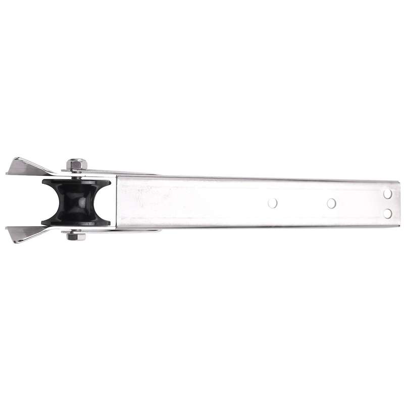 15 Inch 316 Stainless Steel 62x41mm Bow Anchor Rubber Roller for Fixed Boat Docking Corrosion Resis