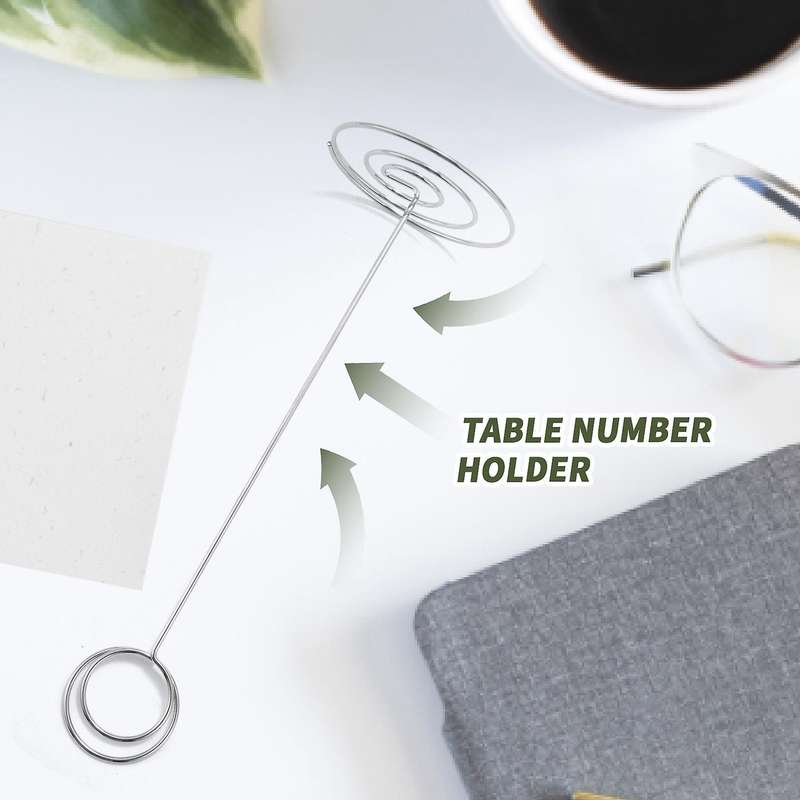 15 Pack 8.75 Inch Number Holder,Menu Memo Note Stand Compatible Weddings