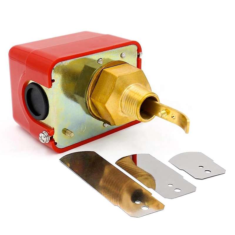 -15 Paddle Flow Control Switch 1/2Inch 250V AC SPDT Water Cooling System Flow Blade Type Water Flow