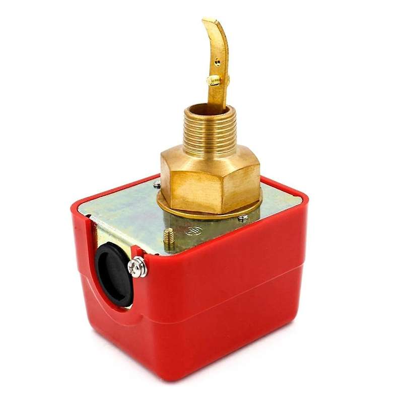 -15 Paddle Flow Control Switch 1/2Inch 250V AC SPDT Water Cooling System Flow Blade Type Water Flow