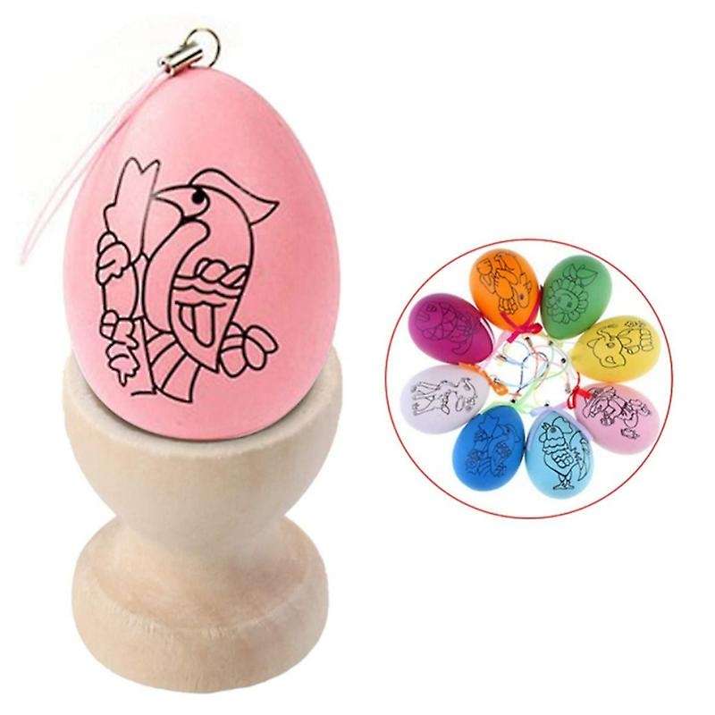 15 Pcs Easter Egg Holder Wooden Storage Egg Cups Stands Eggs Holding Cups Egg for Home