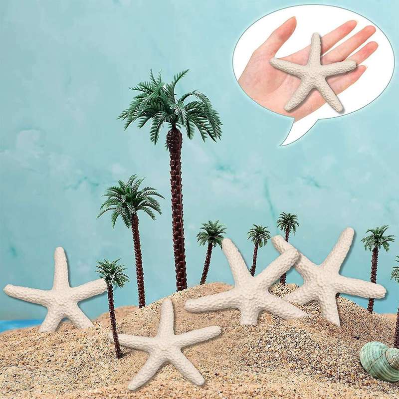 15 Pieces creamy-white Pencil Finger Starfish Compatible Wedding Decor, Home Decor and Craft Project