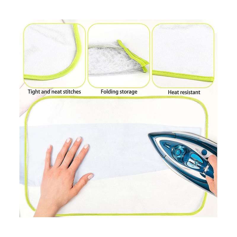 15 Pieces Household Ironing Cloth Muti-protective 24x16in Over Ironing Board Hanger Pressing Cloth
