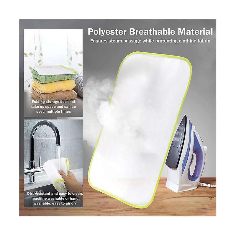15 Pieces Household Ironing Cloth Muti-protective 24x16in Over Ironing Board Hanger Pressing Cloth