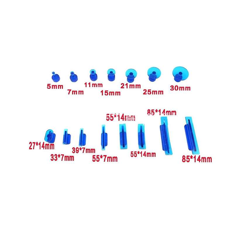 15 Pieces Dent Repair Remover Tool Kit Car Dent Remover Tools Durable Sheet Metal Plastic Suction C