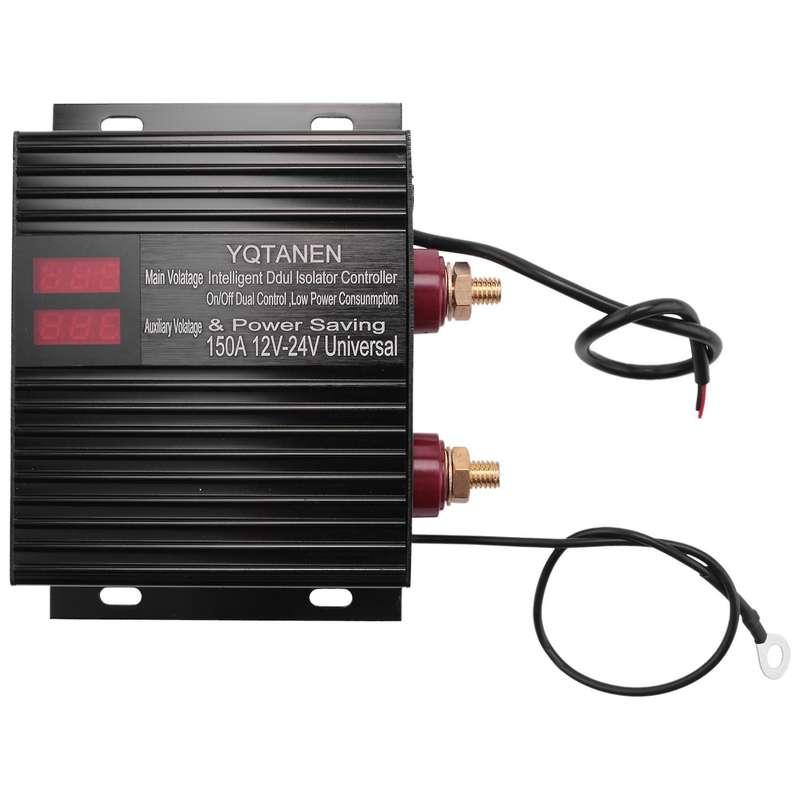 150 Amp Battery Smart Isolator Universal 12V/24V Voltage Sensitive Relay for ATV, UTV, RV, Truck