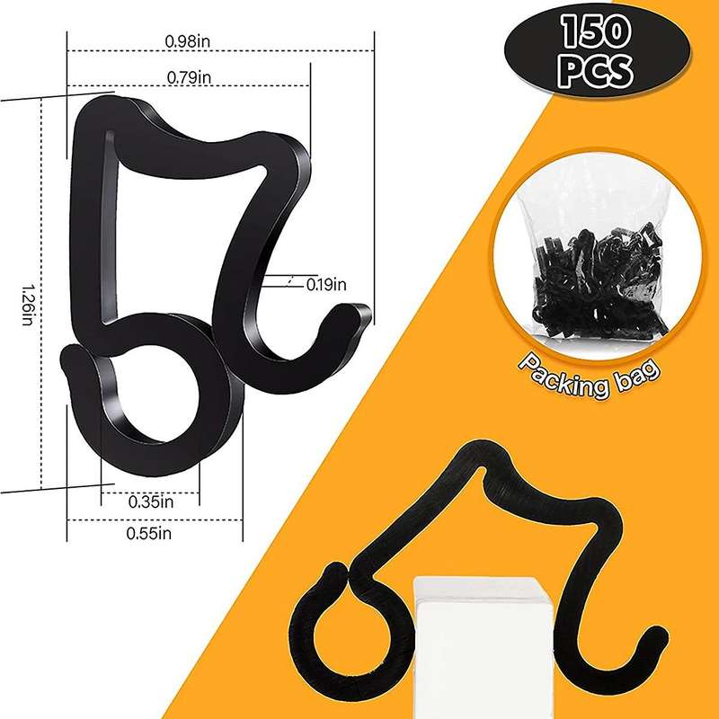 150 Pcs Christmas Light Clips Mini Hooks Holiday Light Clips for Christmas Decor String Lights Water