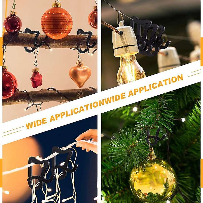 150 Pcs Christmas Light Clips Mini Hooks Holiday Light Clips for Christmas Decor String Lights Water