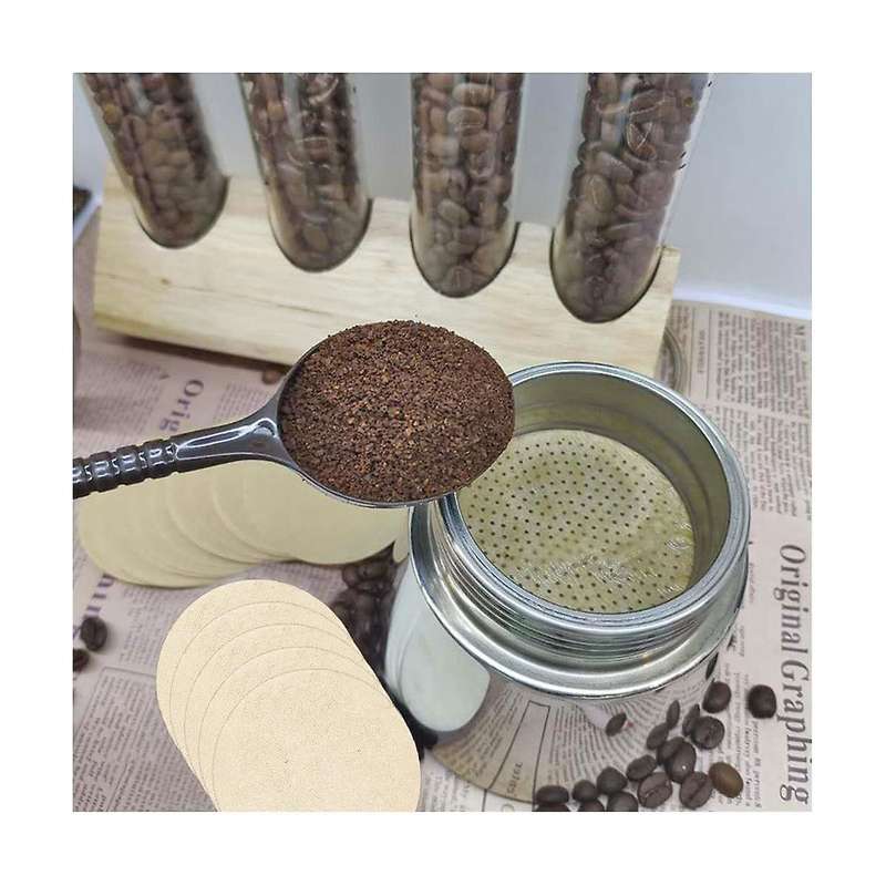 1500 Pcs Unbleached Coffee Filters, Replacement Round Coffee Filters, Disposable Paper Filters Comp