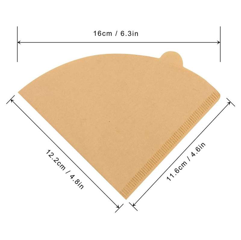 150 Pieces for Dripper Coffee Filters Cone Coffee Filter Coffee Strainer Bag Espresso Tea Infuser Ac