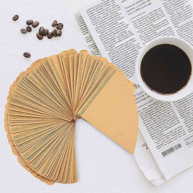 150 Pieces for Dripper Coffee Filters Cone Coffee Filter Coffee Strainer Bag Espresso Tea Infuser Ac