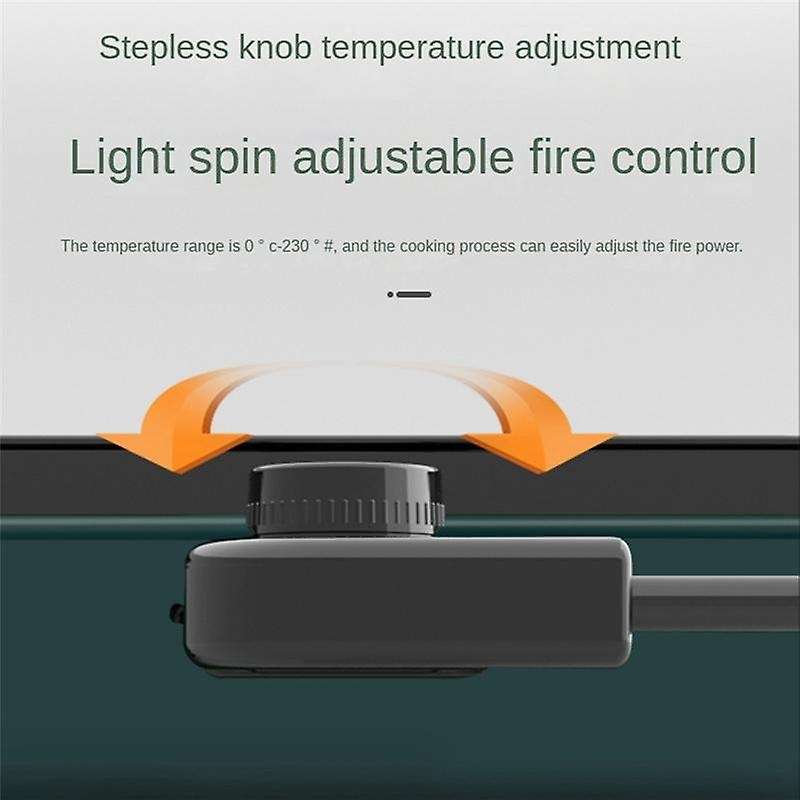 1500W Electric Grills Pan Korean BBQ Grill Non Stick Smokeless Barbecue Machine Rotisserie Roaster E