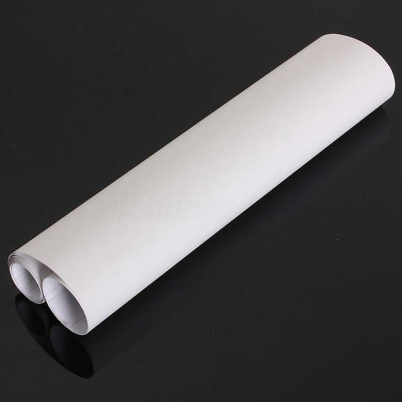 150cm White Gloss Adhesive Car Vinyl Film Sticker DIY Sign Wrap