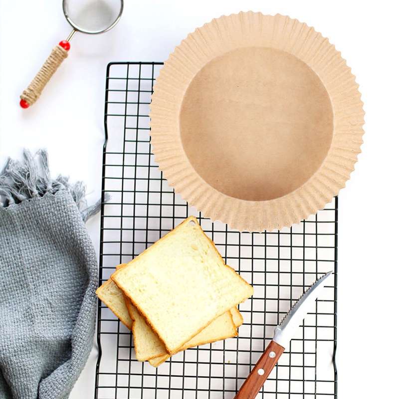 150pcs Air Fryer Parchment Paper Liners Non-stick Disposable Air Fryer Liners Basket Unperforated R