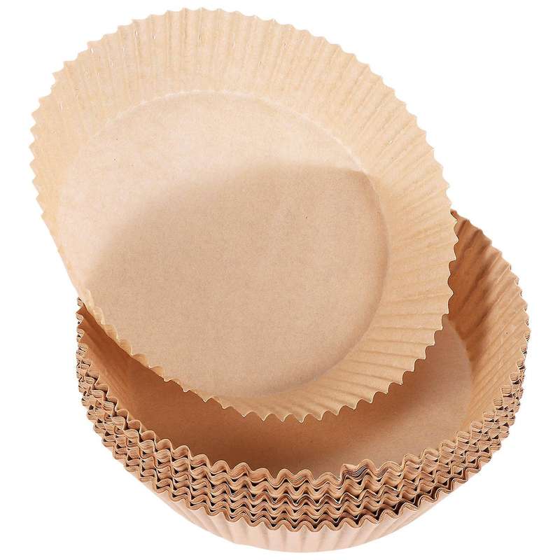 150pcs Air Fryer Parchment Paper Liners Non-stick Disposable Air Fryer Liners Basket Unperforated R