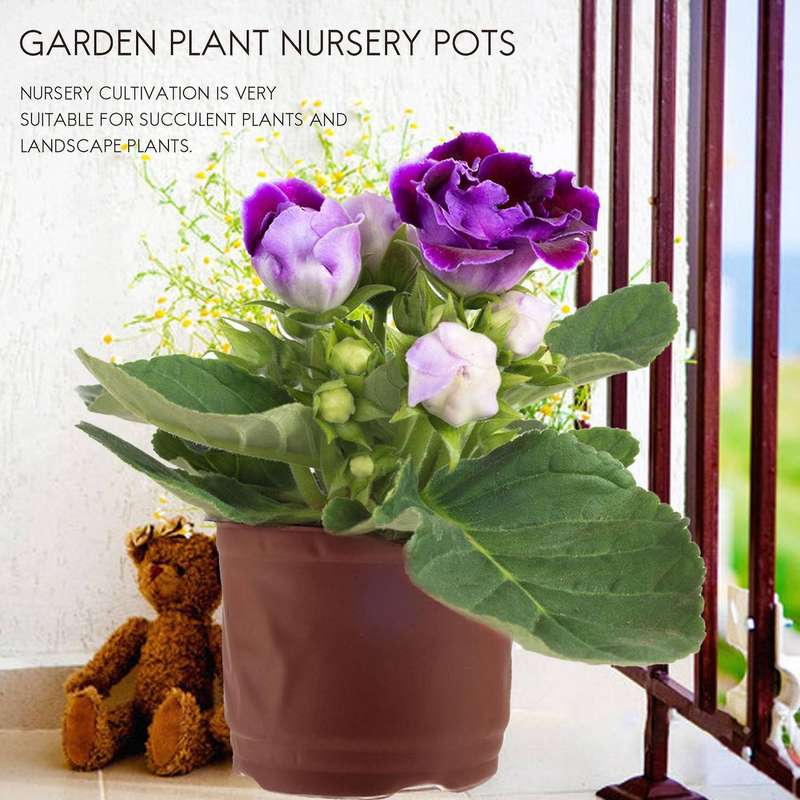 150pcs 4.72 Inch Plastic Flower Seedlings Nursery Supplies Planter Pot/pots Containers Seed Startin