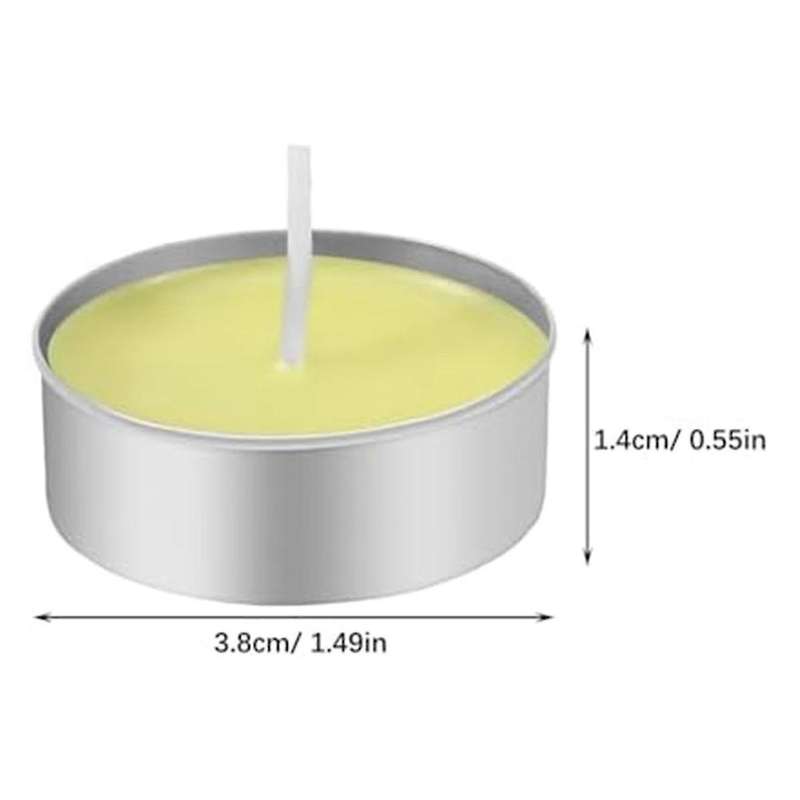 150pcs Aluminum Tea Lights Cups, Metal Tea Light Tins with 150 Pcs Candle Wicks Empty Candle for Ca