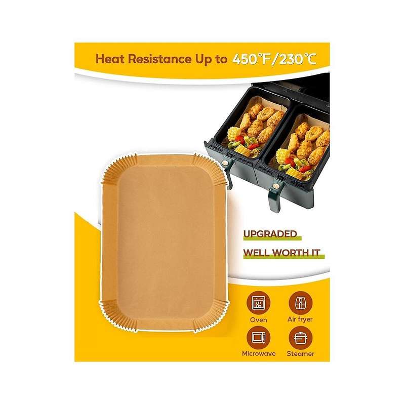 150PCS Liners Disposable Rectangle Liners for Basket Liners