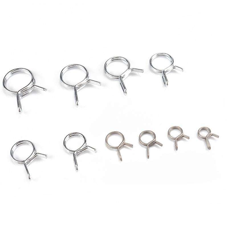 150Pcs/Set Stainless Steel Spring Clip Hose Clamp Fastener Fuel Line