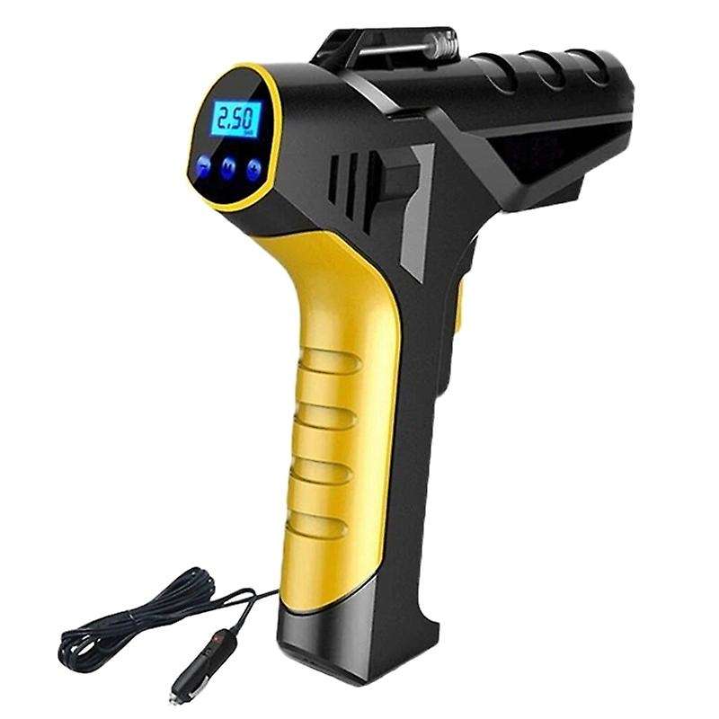 150PSI Wired Air Pump, 120W 25L/MIN Portable Air Compressor Tire Inflator Pump for Cars, Bicycles, O