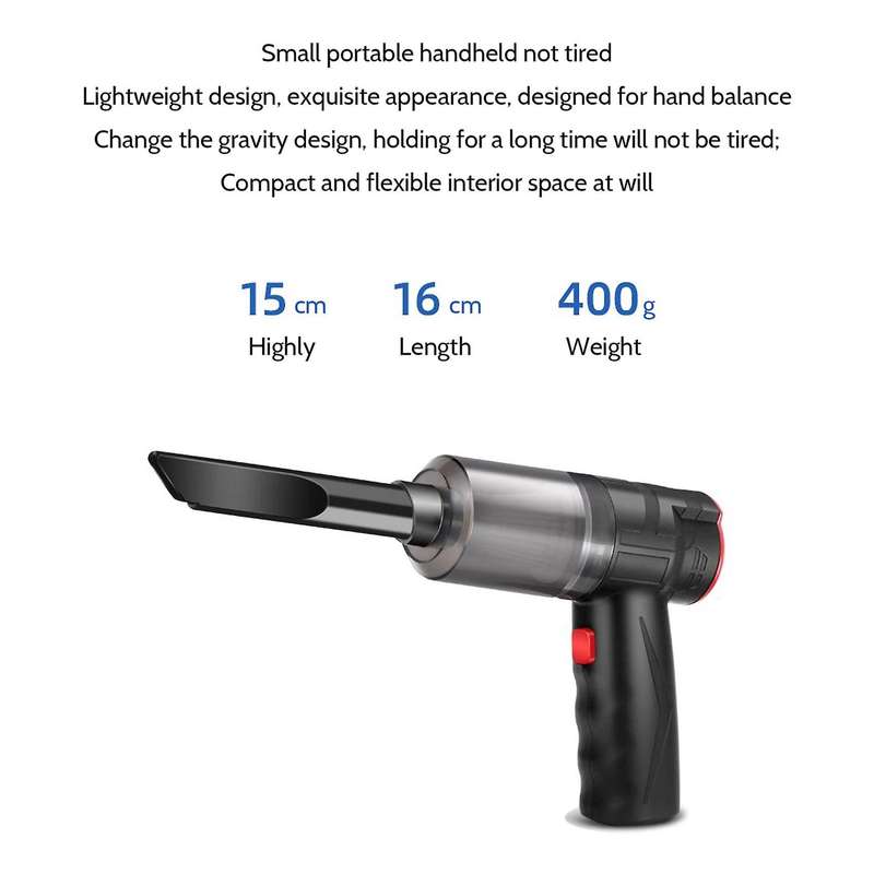 150w Multifunctional Wireless Car Vacuum Cleaner Powerful Handheld Vacuum Cleaner Home & Car Dual U