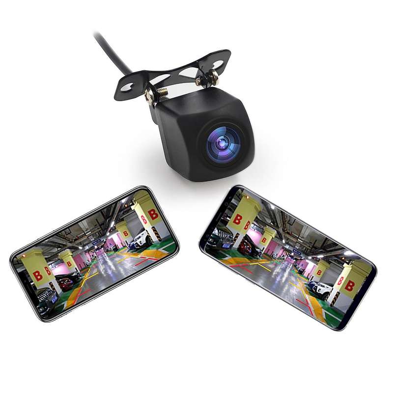 150WiFi Wireless Car Rear View Cam Backup Reverse Camera for Android IOS