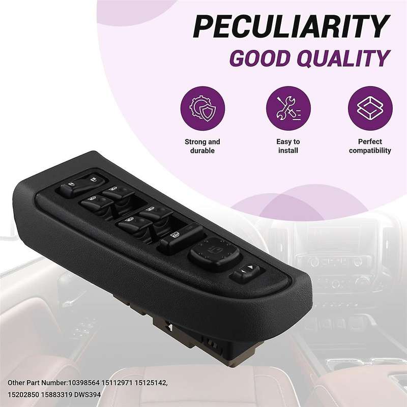 15186208 Door Lock Window Switch Mirror Button for H2 15883319