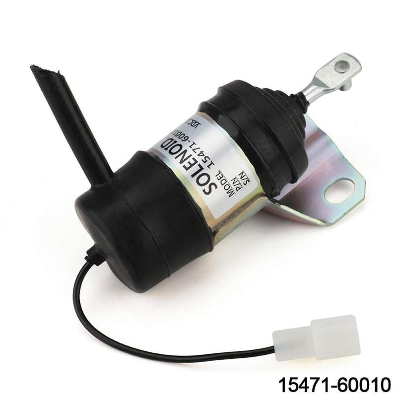 15471-60010 12v Fuel Shut Off Solenoid 052600-1000 15471-60013 for Tractor Part Generator Stop Solen