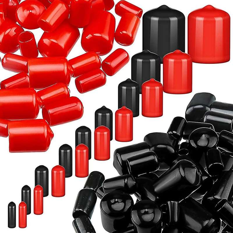 156 Pieces Flexible End Caps Bolt Screw Rubber Thread Protector Cover In 9 Sizes Form 2/25 to 4/5 I