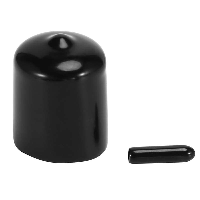 156 Pieces of Vinyl Elastic End Cap Bolts Screws Rubber Thread Protection Safety Caps 9 Sizes 2/25 t
