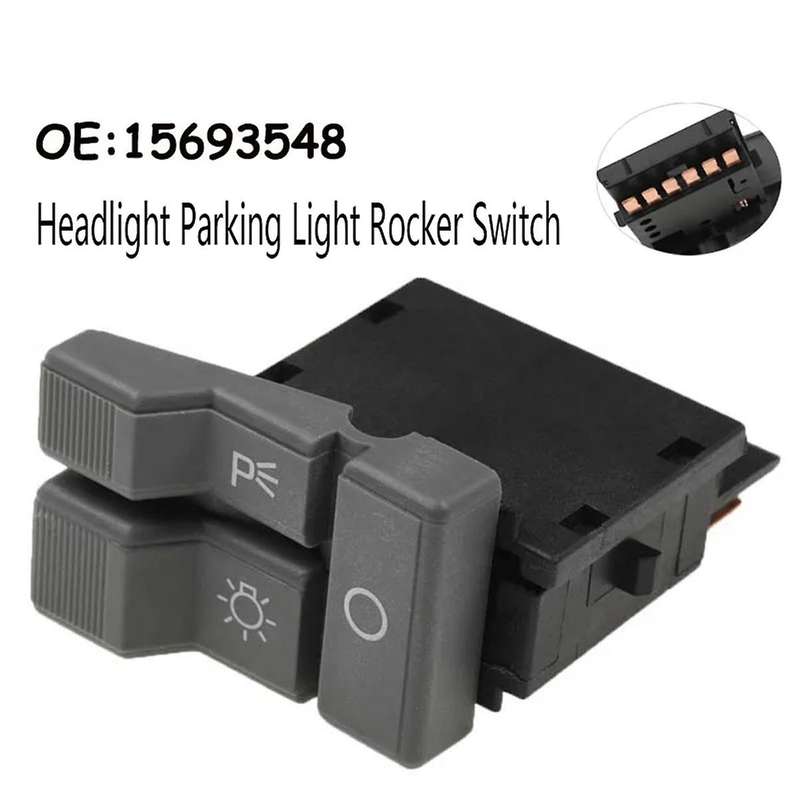 15693548 Headlight Parking Light Rocker Switch for C1500 C2500 C3500 C6000 C7000 K1500 K2500