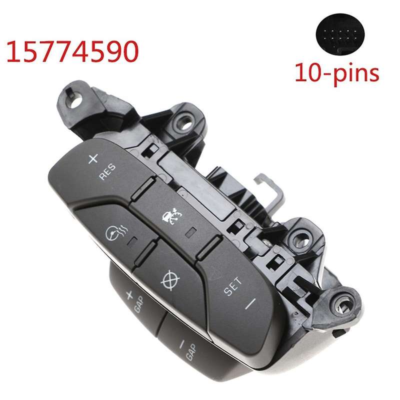 15774590 for 2009-2011 DTS Cruise Control Switch Multifunction Steering Wheel Switch