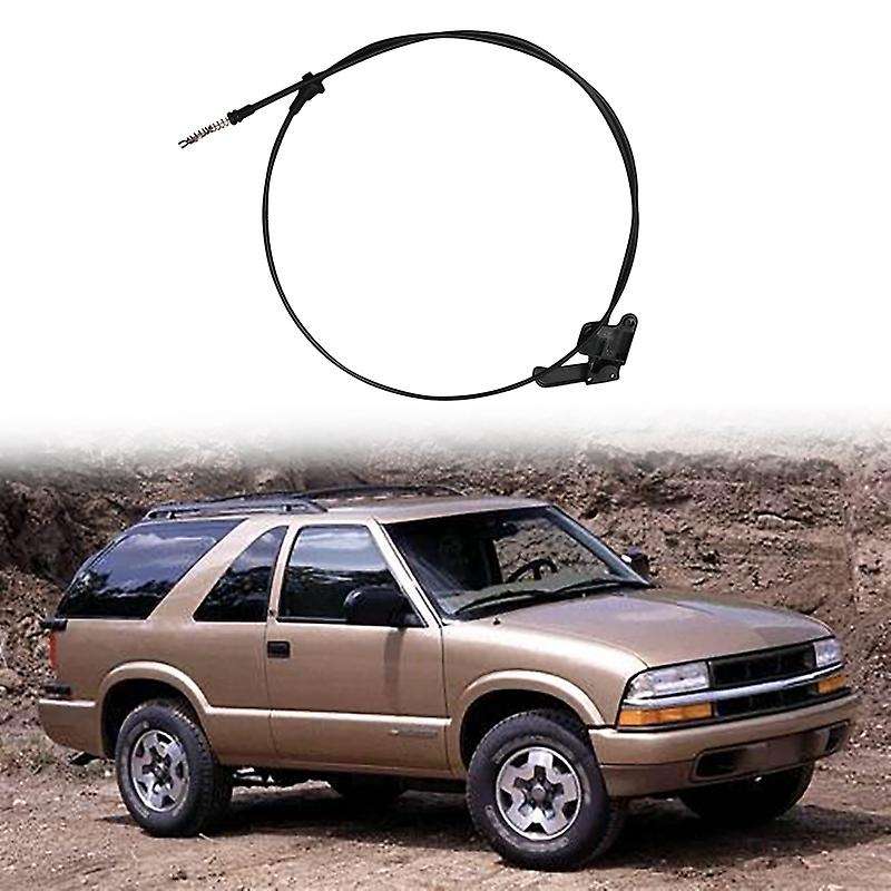 15732159 Front Engine Hood Lock Latch Bonnet Release Cable Wire with Handle for 1994-2001